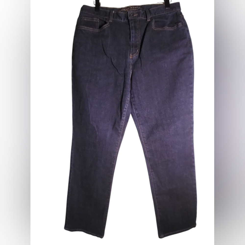 Lauren Jeans Co. Premium Womens Dark Wash Size 12 Western Casual Straight Leg